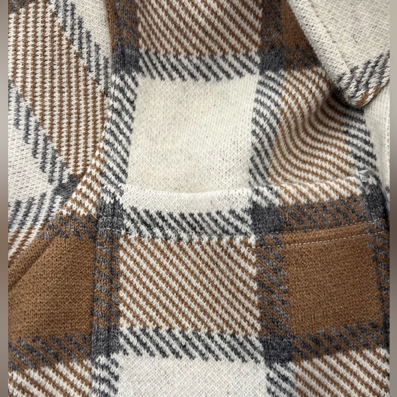 THREAD & SUPPLY BROWN PLAID JACKET - Picture 7 of 8